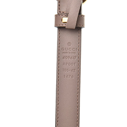 Gucci Calfskin Double G 20mm Belt 105 42 Porcelain Rose 4 of 7