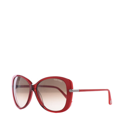 Tom Ford Linda Butterfly Sunglasses TF324 Red 1 of 8