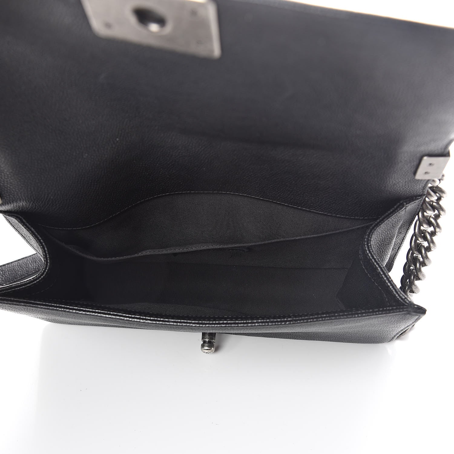 Chanel Caviar Quilted Medium Boy Flap Black 6 of 10