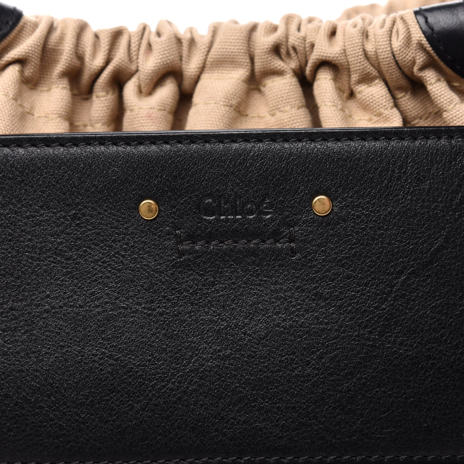 Chloe Smooth Calfskin Small Roy Bucket Bag Black 12 of 12