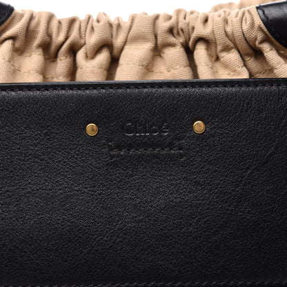 Chloe Smooth Calfskin Small Roy Bucket Bag Black 12 of 12