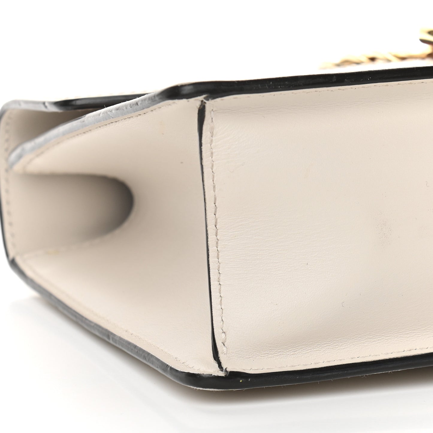 Calfskin Small Sylvie Shoulder Bag Off White