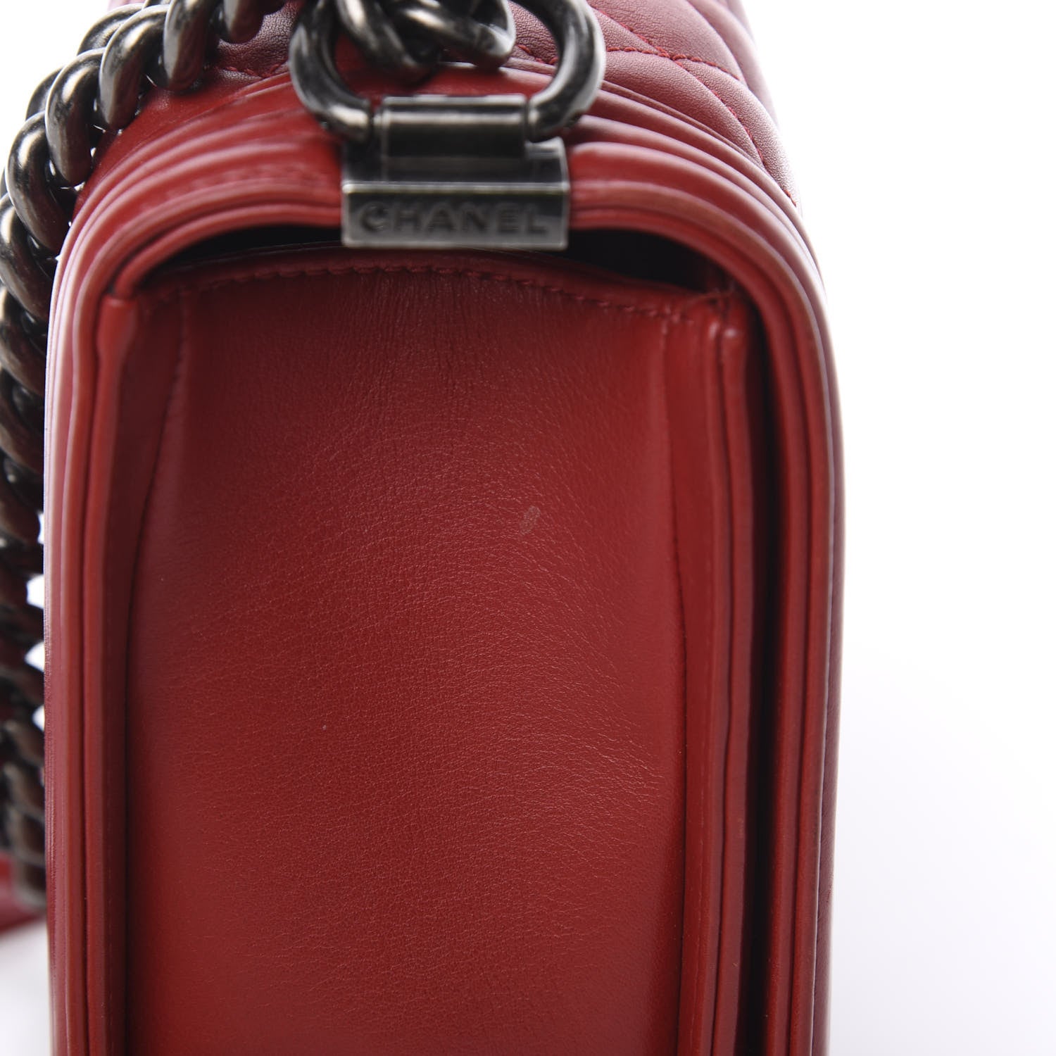 Chanel Calfskin Quilted New Medium Boy Flap Red 15 of 15