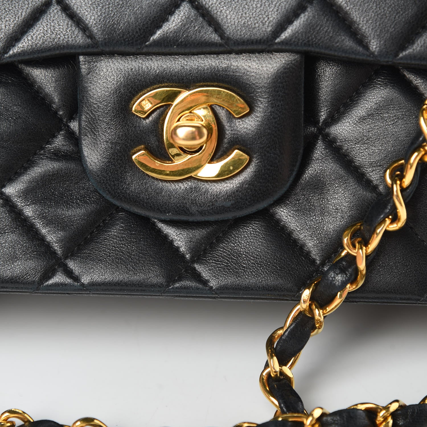 Chanel Lambskin Quilted Small Double Flap Black 21 of 21