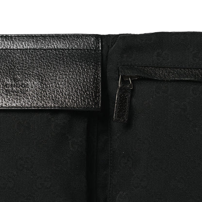 Gucci GG Monogram Double Pocket Belt Bag Black 8 of 13