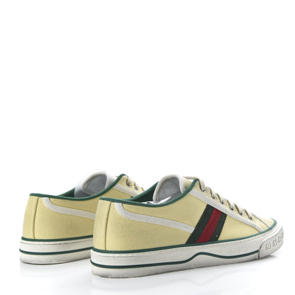 Gucci Canvas Web Mens 1977 Tennis Sneakers 6 Burro Mystic White 4 of 9