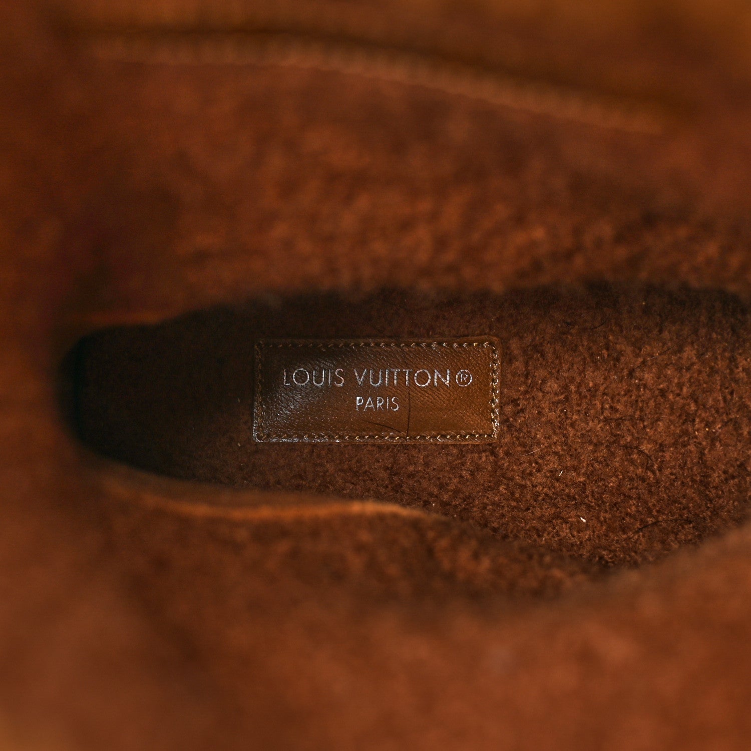 Louis Vuitton Suede Calfskin Shearling Snowdrop Flat Ankle Boot 40 Cognac 7 of 9