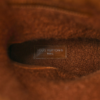 Louis Vuitton Suede Calfskin Shearling Snowdrop Flat Ankle Boot 40 Cognac 7 of 9