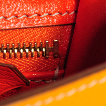 Hermes Epsom Candy Kelly Sellier 25 Jaune d'Or Feu 13 of 23
