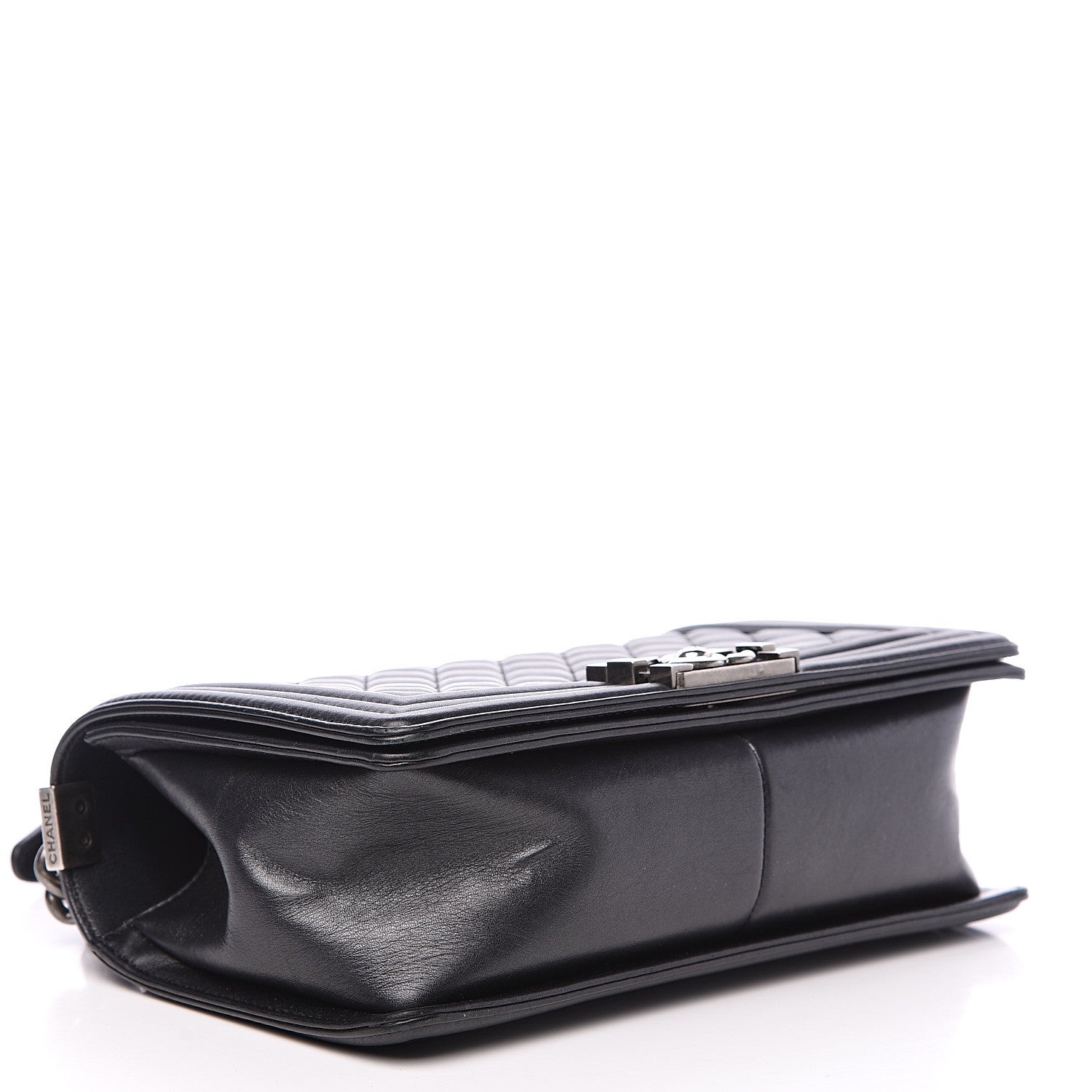 Chanel Lambskin Quilted Medium Boy Flap Black 3 of 13