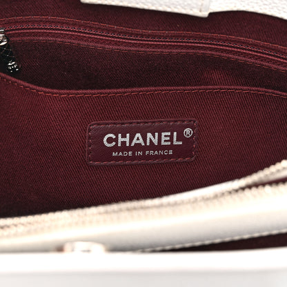 Chanel Grained Calfskin Small Neo Executive Shopper Tote White 6 of 13