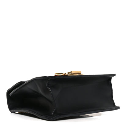 Gucci Calfskin Mini Sylvie Chain Shoulder Bag Black 4 of 11