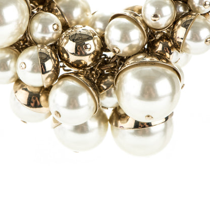 Christian Dior Pearl Mise en Dior Tribal Necklace Gold 4 of 6