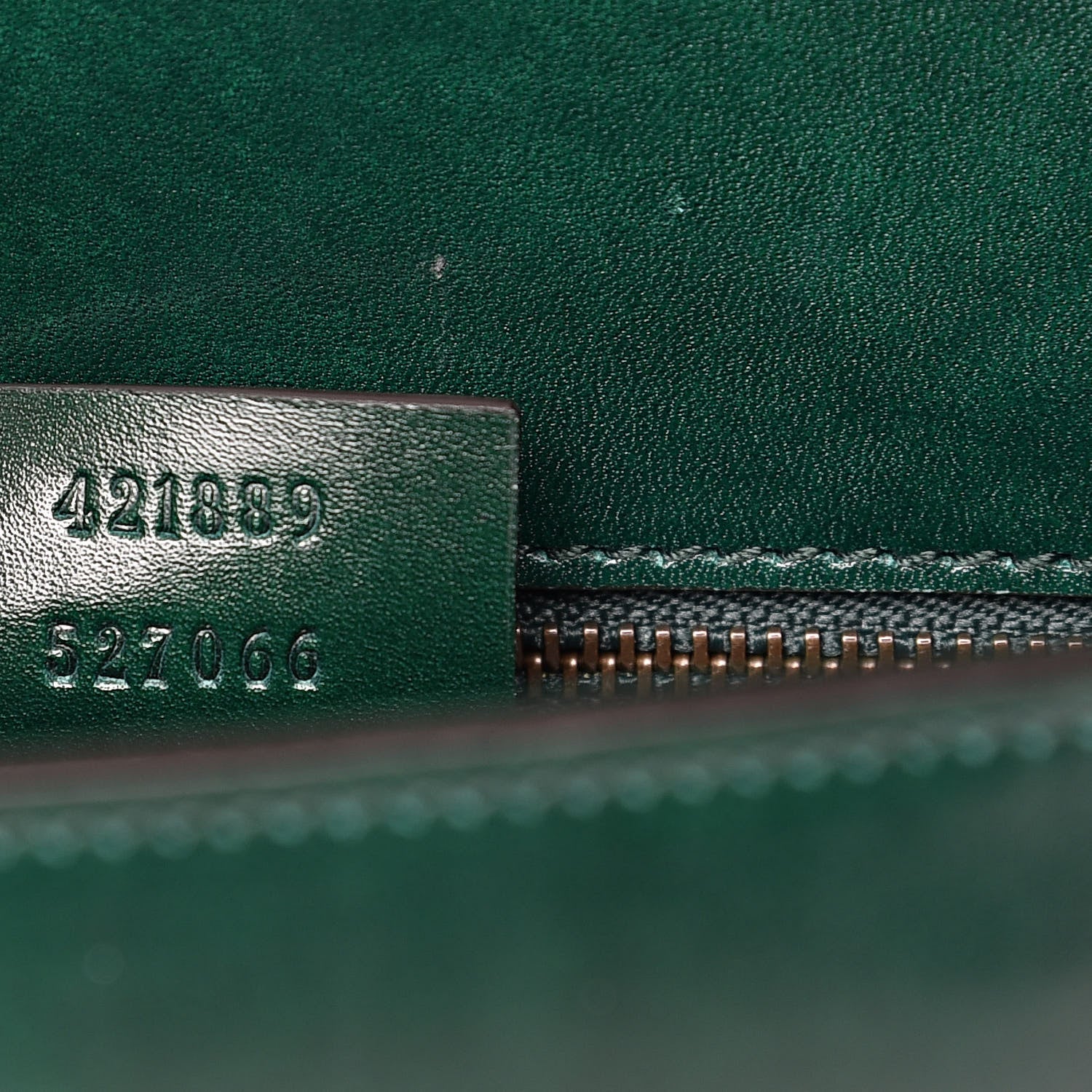 Gucci Tuscany Lux Calfskin Web GG Marmont Shoulder Bag Verde 7 of 15