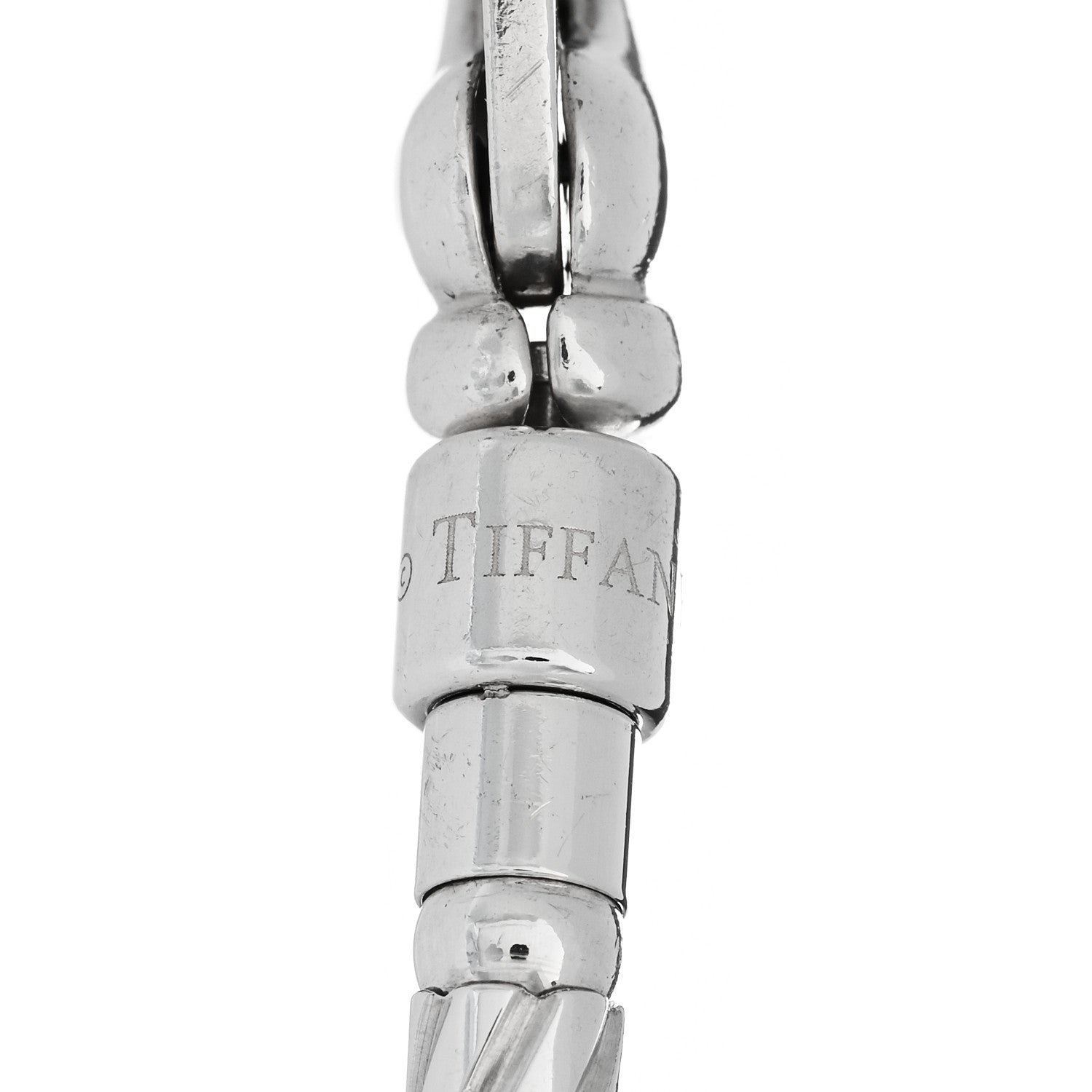 Tiffany Sterling Silver Aztec Zig Zag Bracelet 3 of 7