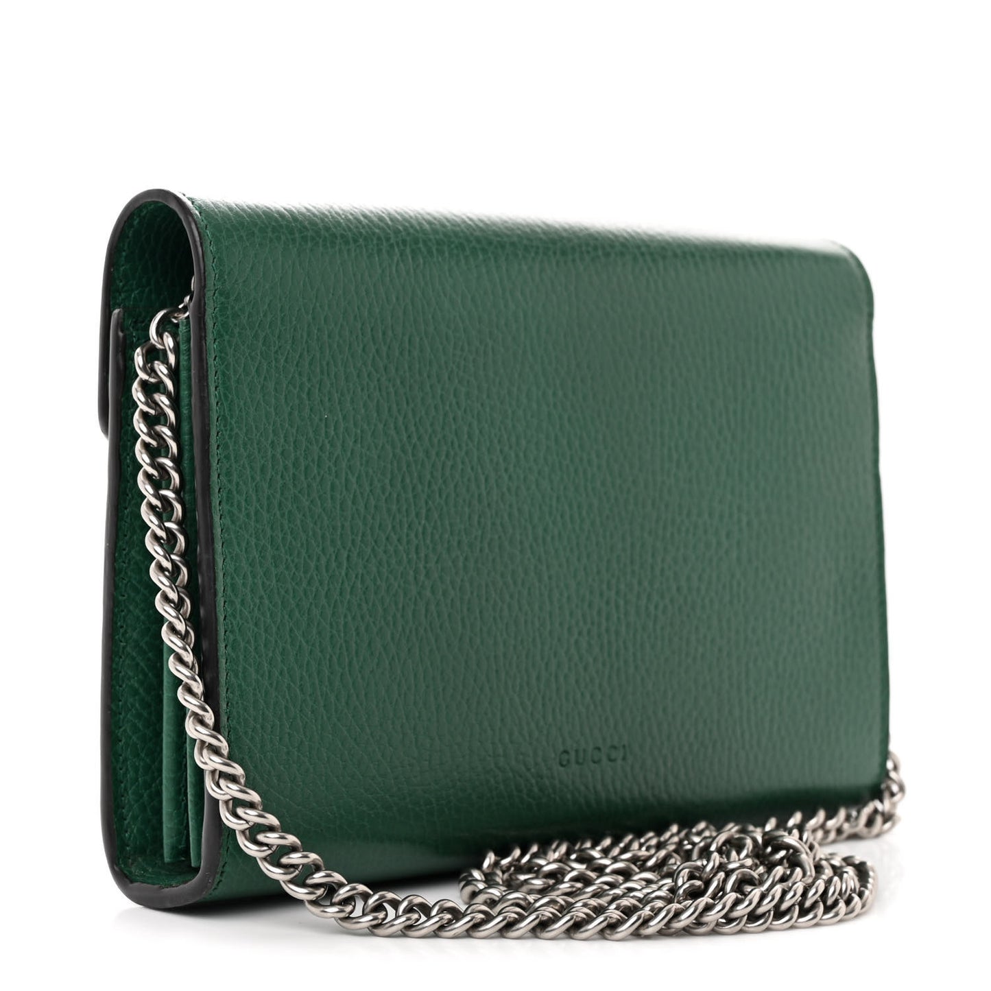 Calfskin Mini Dionysus Chain Wallet Emerald