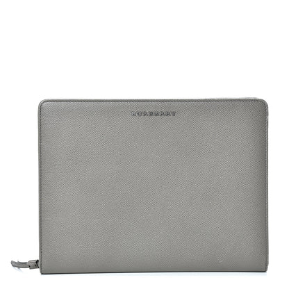 Burberry Grainy Calfskin Zip Around Organizer Grey 1 of 17