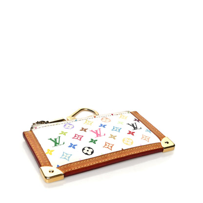 Louis Vuitton Monogram Multicolor Key Pouch White 4 of 12