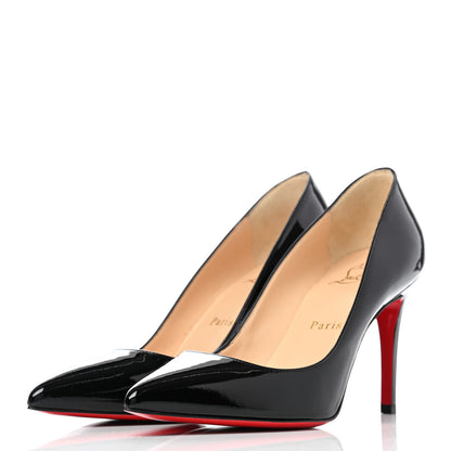 Christian Louboutin Patent Pigalle 85 Pumps 37 Black 3 of 7