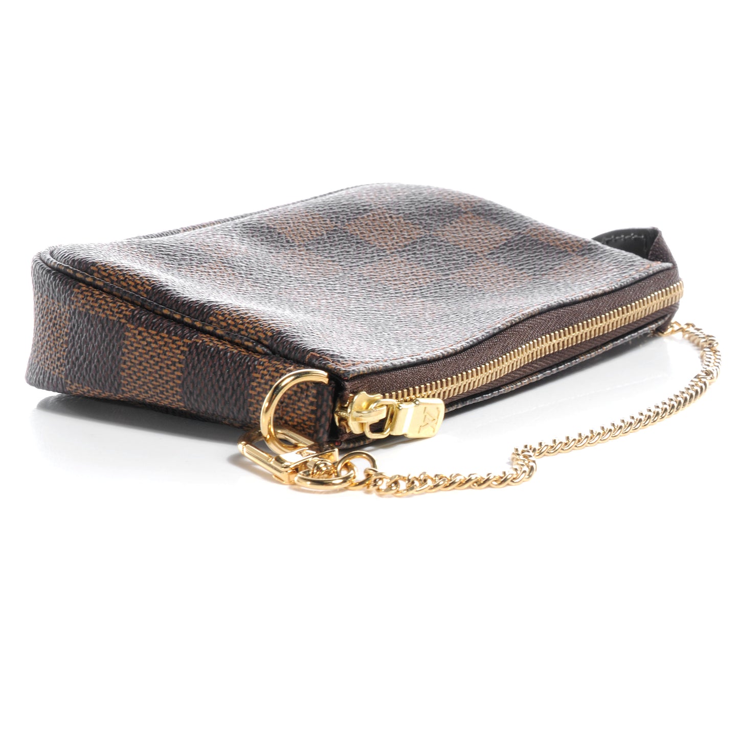 Damier Ebene Mini Pochette Accessories Bag