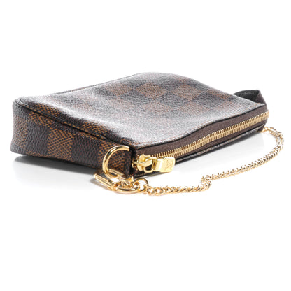 Louis Vuitton Damier Ebene Mini Pochette Accessories Bag 5 of 10
