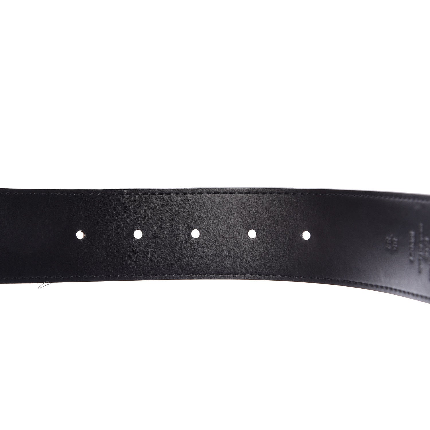 Louis Vuitton Calfskin Monogram 40mm LV Initiales Reversible Belt 85 34 Black 6 of 10