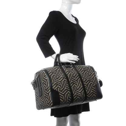 Gucci GG Supreme Monogram Caleido Medium Duffle Black 2 of 9