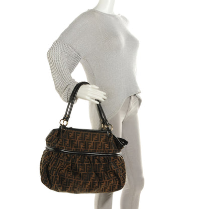 Fendi Zucca Large Chef Shopper Tote Tobacco 2 of 8