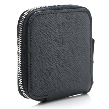 Hermes Epsom Silk'in Coin Purse Bleu Indigo 3 of 9
