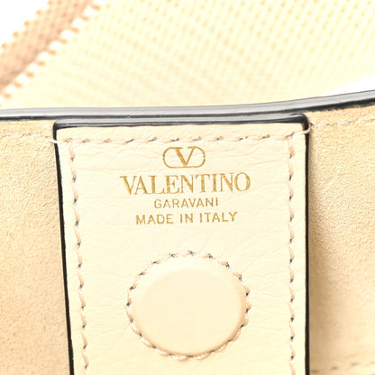 Valentino Garavani Soft Grainy Calfskin Alltime Small Handbag Ivory 6 of 9