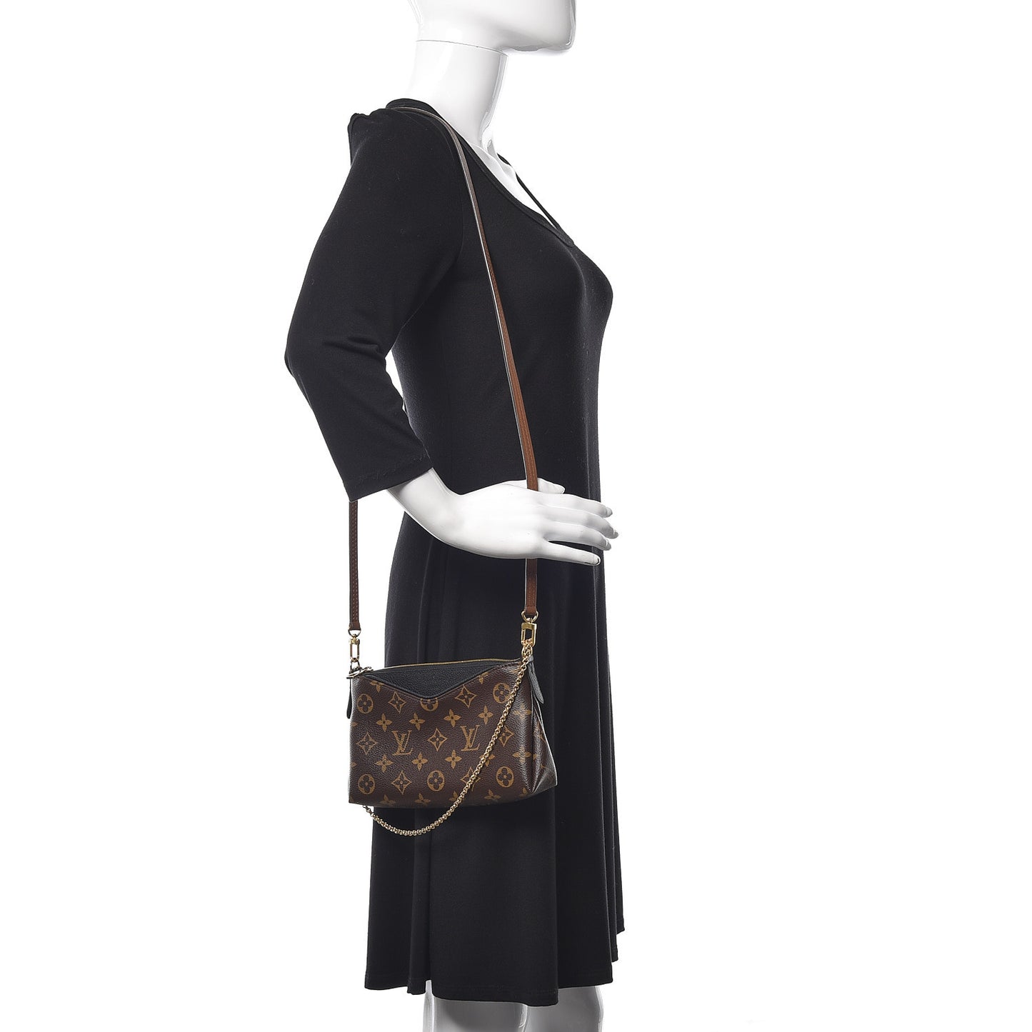 Monogram Pallas Clutch Blue Marine