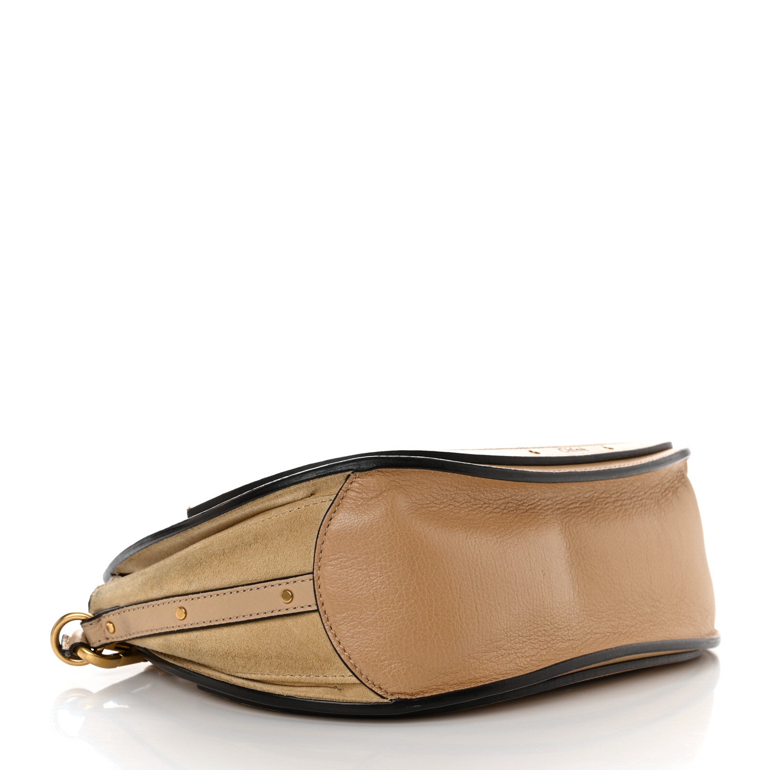 Chloe Calfskin Suede Medium Pixie Shoulder Bag Tan 4 of 15
