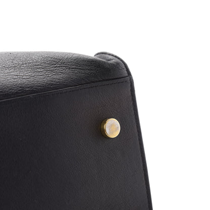 Saint Laurent Smooth Calfskin Small Monogram Cabas Black 9 of 15