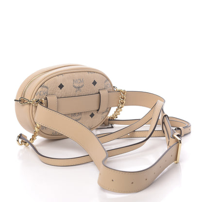 MCM Visetos Small Essential Belt Bag Beige 4 of 11