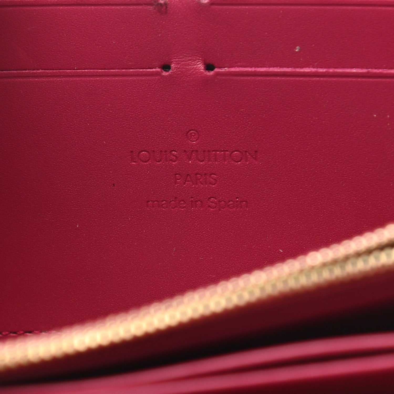 Louis Vuitton Vernis Zippy Wallet Fuchsia 6 of 8
