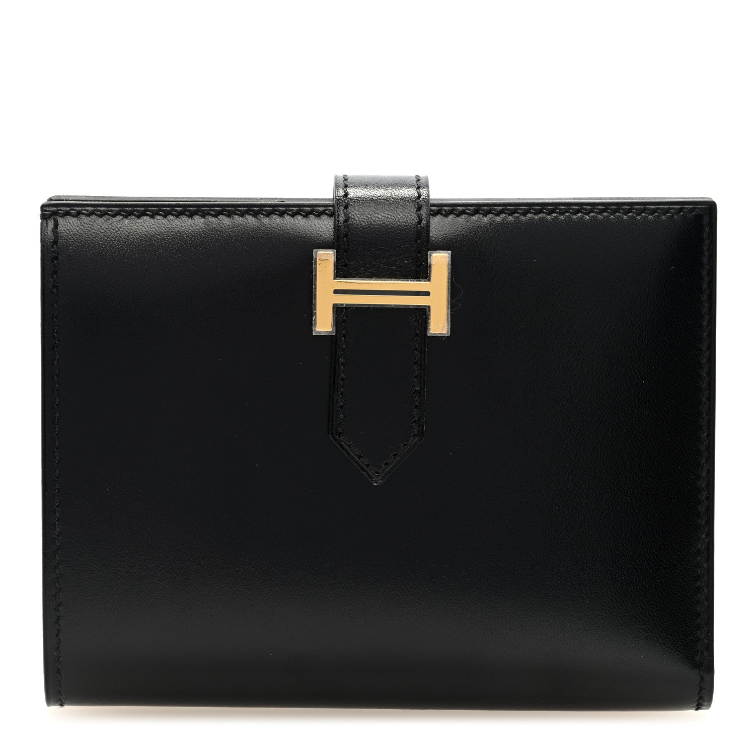 Hermes Box Bearn Compact Wallet Black 1 of 6