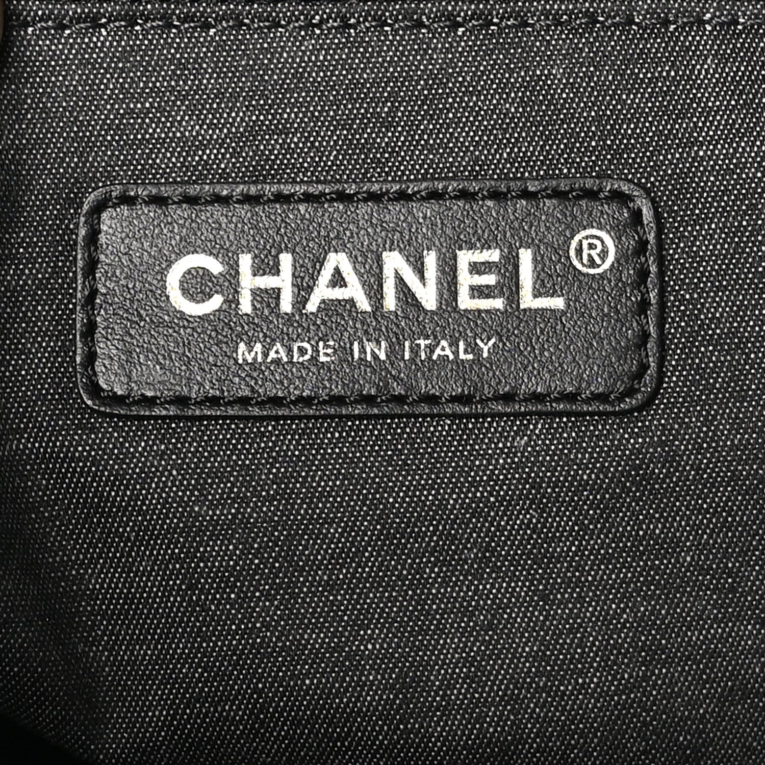 Chanel Straw Raffia Calfskin Chain Small Deauville Tote Black 6 of 10
