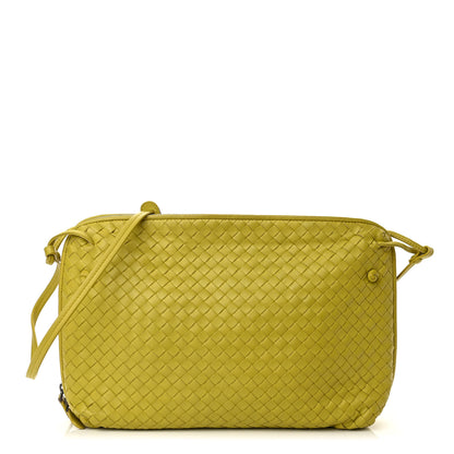 Bottega Veneta Nappa Intrecciato Large Nodini Crossbody Messenger Kiwi 1 of 10