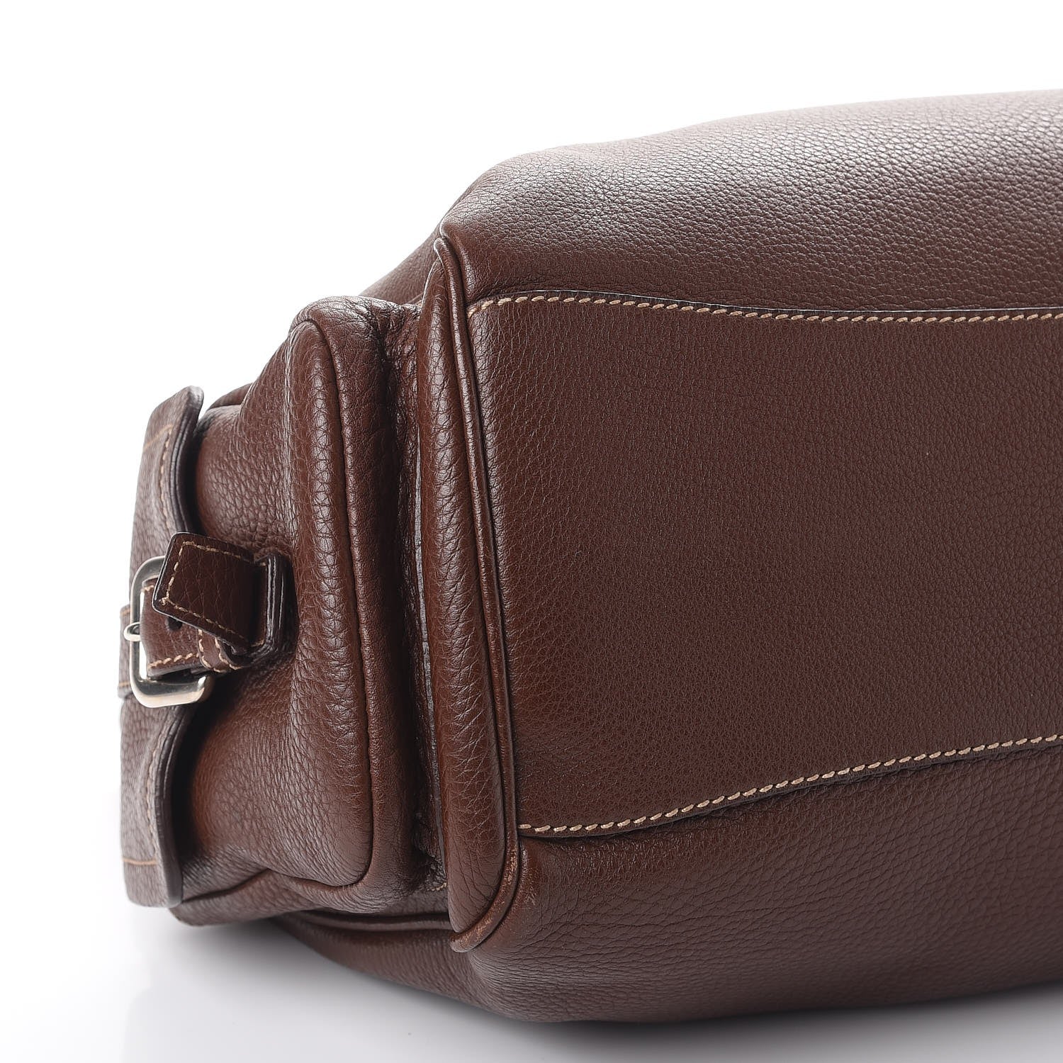 Prada Vitello Daino Shopping Tote Bruciato 9 of 10