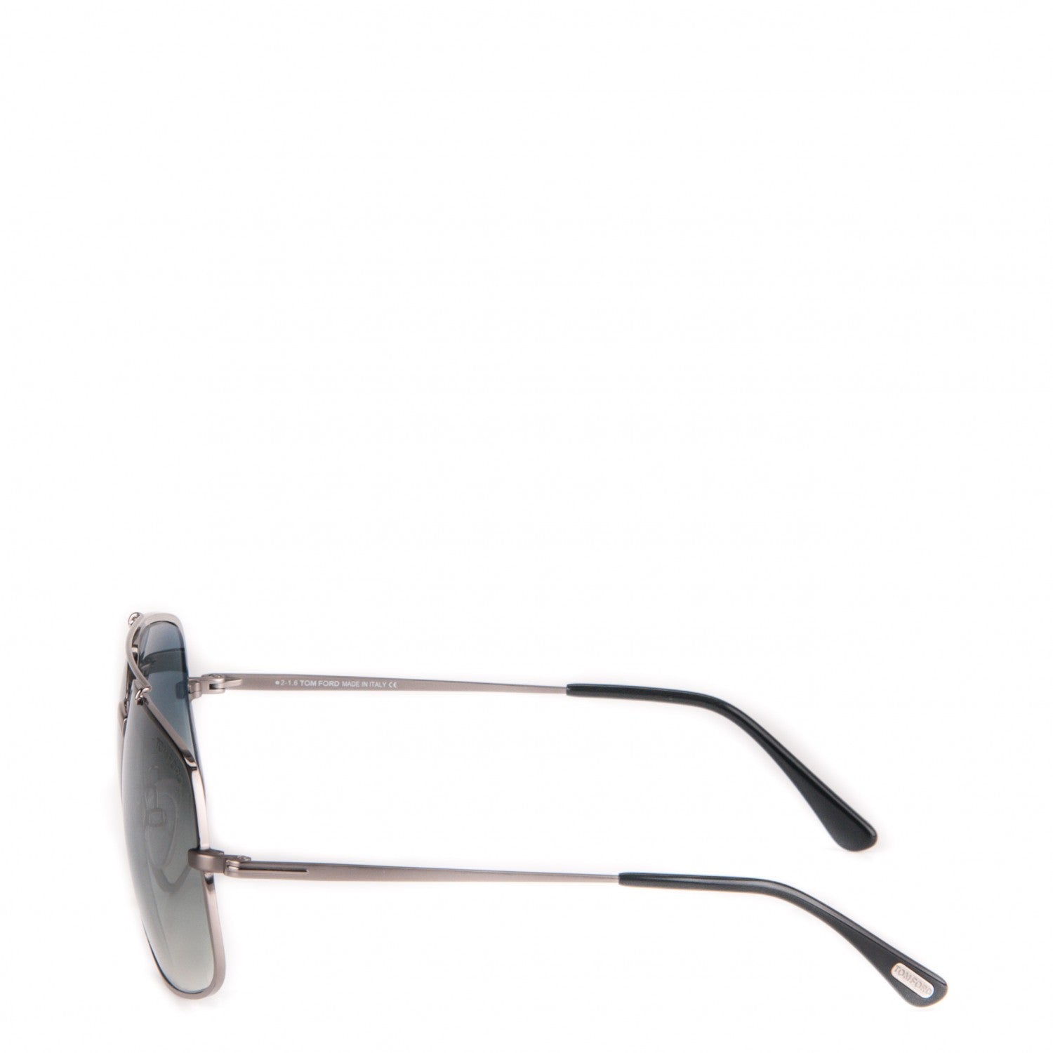 Tom Ford Ronnie Aviator Sunglasses TF439 Black Silver 3 of 7