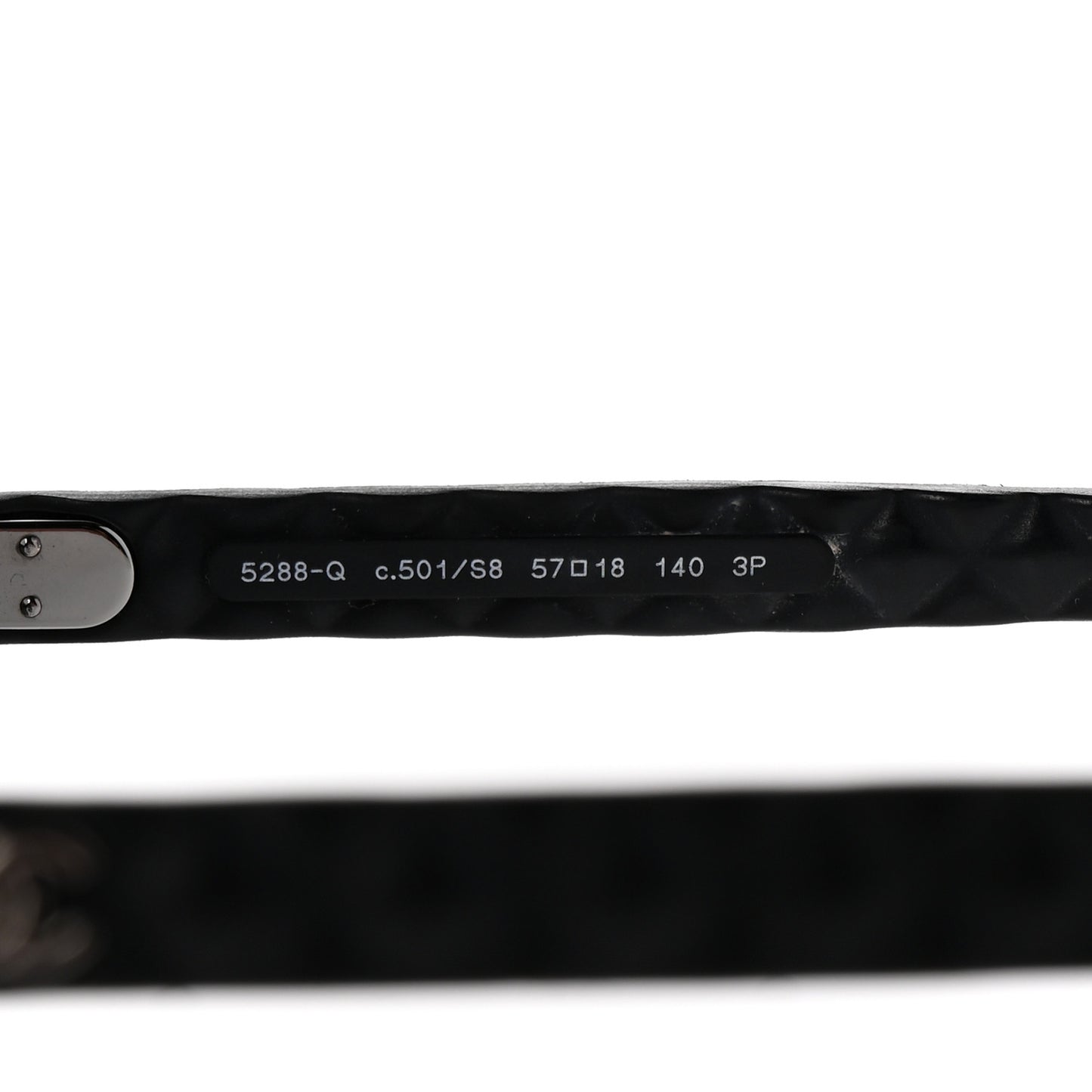 Acetate Quilted Polarized Butterfly CC Sunglasses 5288-Q Black