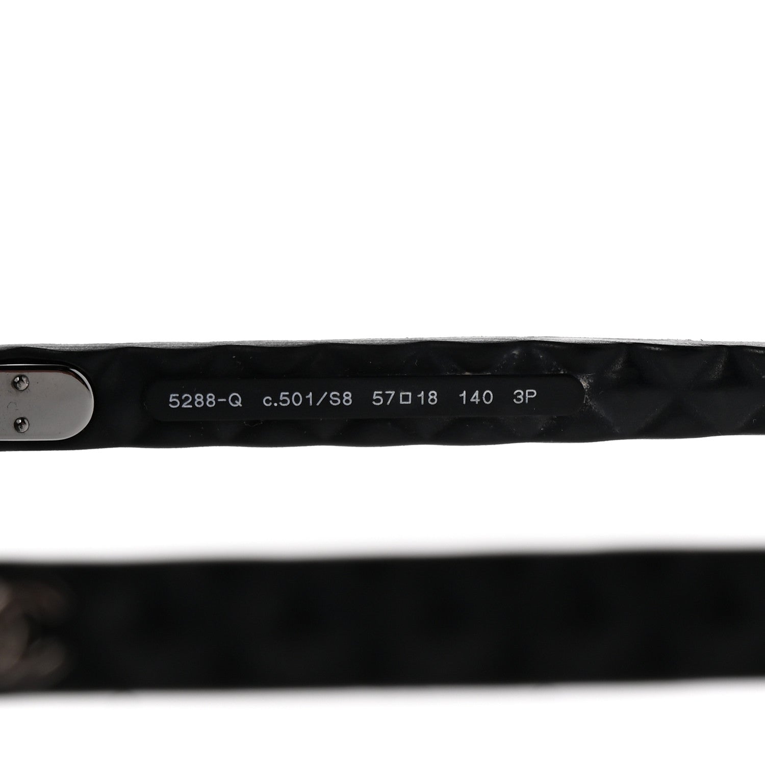 Chanel Acetate Quilted Polarized Butterfly CC Sunglasses 5288-Q Black 5 of 7