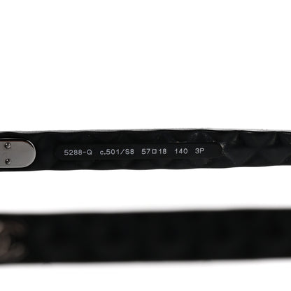 Chanel Acetate Quilted Polarized Butterfly CC Sunglasses 5288-Q Black 5 of 7