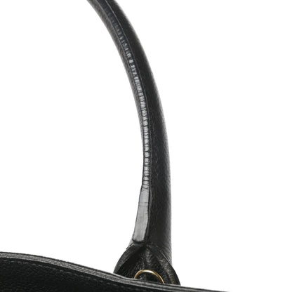 Chanel Calfskin Cerf Executive Shopper Tote Black 16 of 17