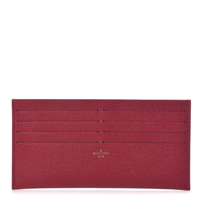 Louis Vuitton Calfskin Felicie Card Holder Insert Fuchsia 1 of 6