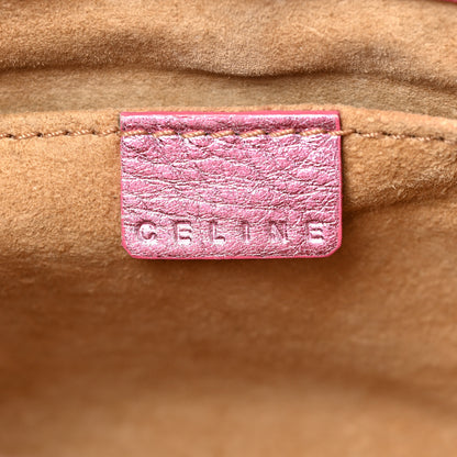 Celine Metallic Lambskin Quilted Boogie Satchel Pink 7 of 26