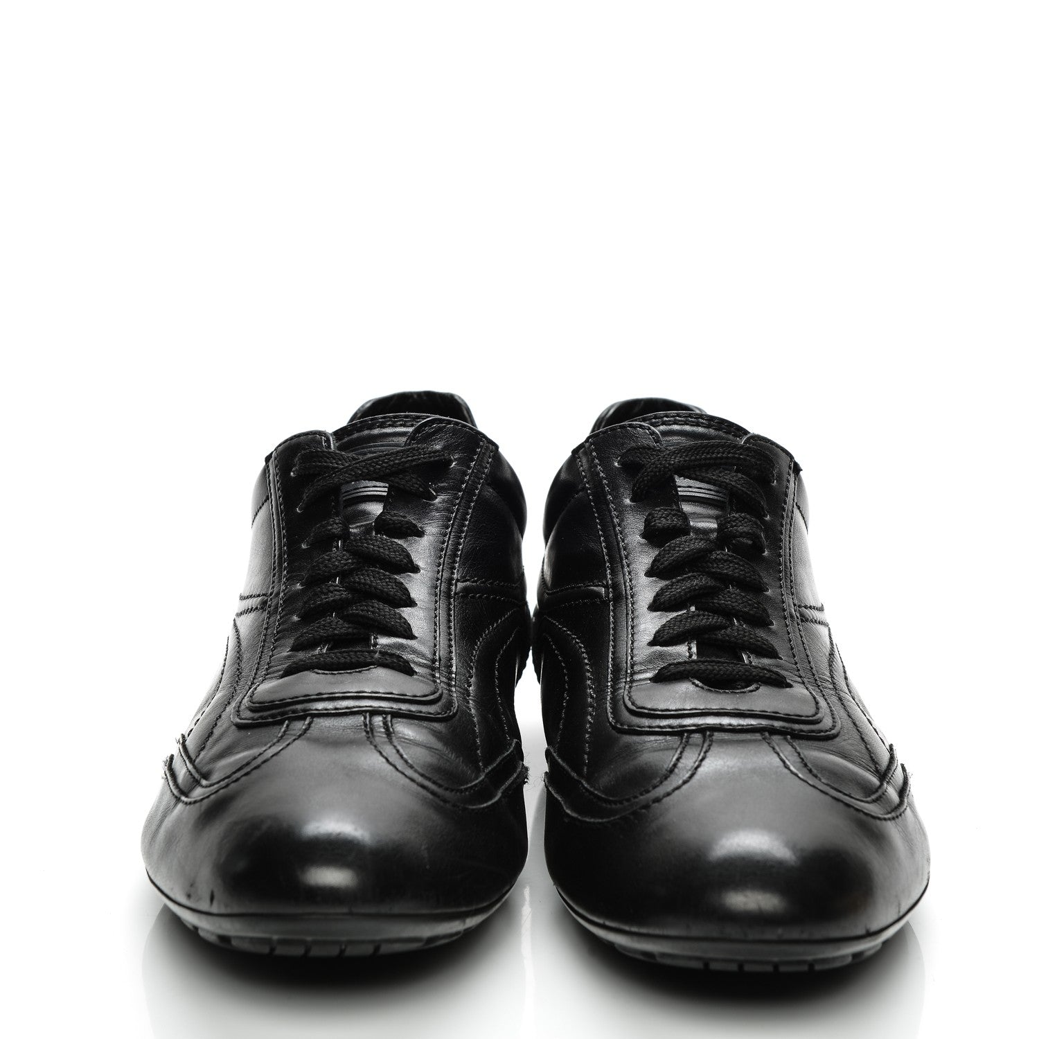 Louis Vuitton Calfskin Sneakers 8.5 Black 2 of 8