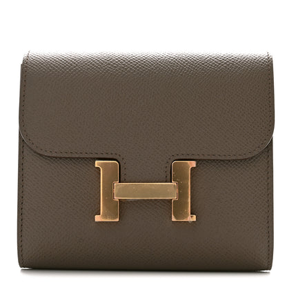 Hermes Epsom Constance Short Wallet Etain 1 of 8