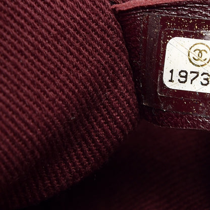 Chanel Glazed Calfskin Quilted Front Pocket Tote Black 7 of 7