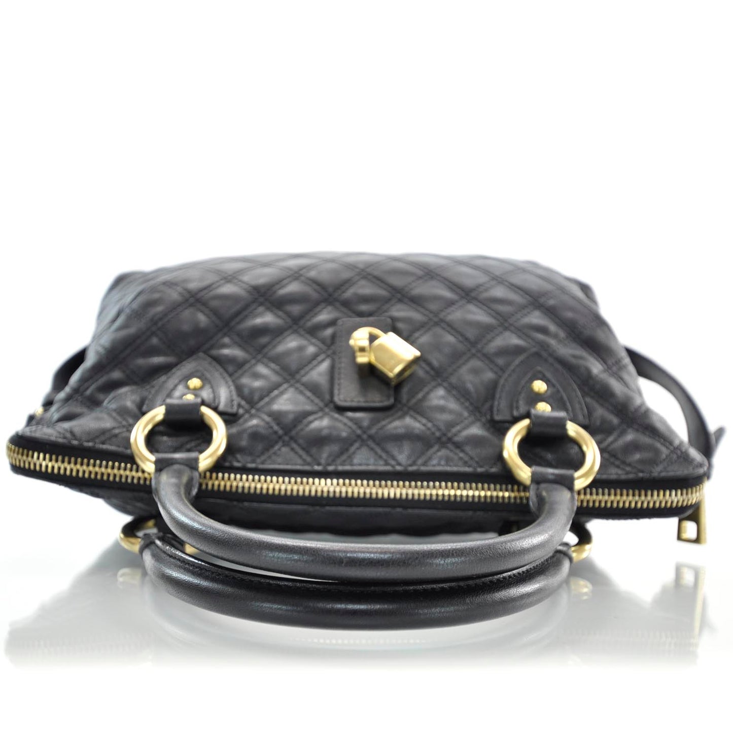 Quilted Rio Satchel Black